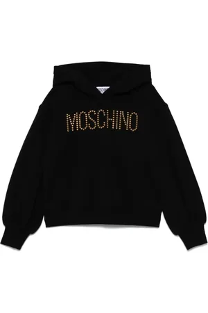 Moschino Logo-udsmykket hættetrøje