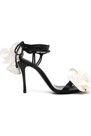 MAGDA BUTRYM 110mm sandaler med blomsterapplikation
