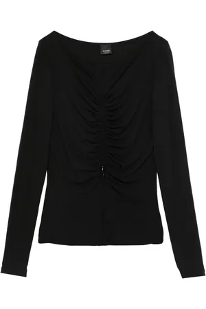 Pinko T-shirt med ruchedetalje