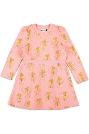 Mini Rodini Kjole med blomstertryk