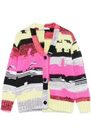 PHILOSOPHY DI LORENZO SERAFINI Cardigan i intarsiastrik