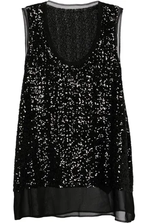 Comme des Garçons Tanktop med pailletter
