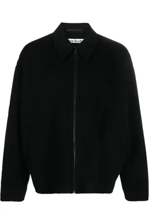 Acne Studios Skjortejakke med lynlås