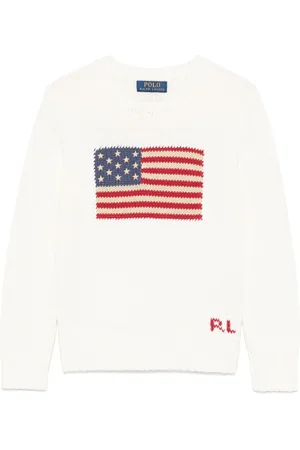 Ralph Lauren Intarsiastrikket sweater