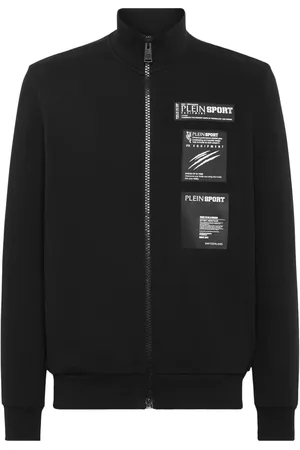 Philipp Plein Træningsjakke med logoapplikation
