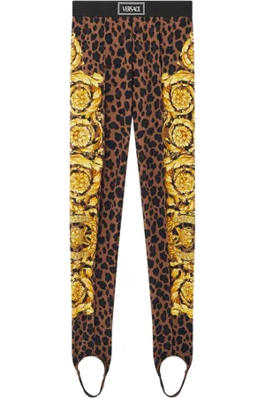 VERSACE Leggings med baroktryk