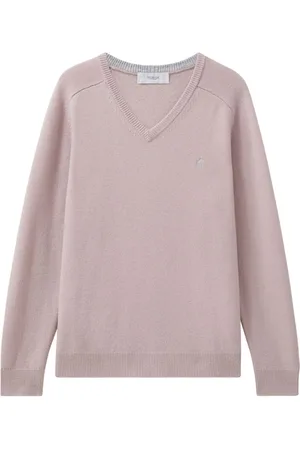 PRINGLE OF SCOTLAND Uldsweater med V-hals
