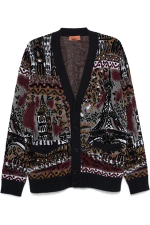 Missoni Cardigan i mønstret jacquard