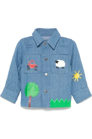 Stella McCartney Skjorte med Farmyard-applikation