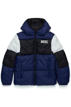 Diesel Hættetrøje-jakke med logotryk