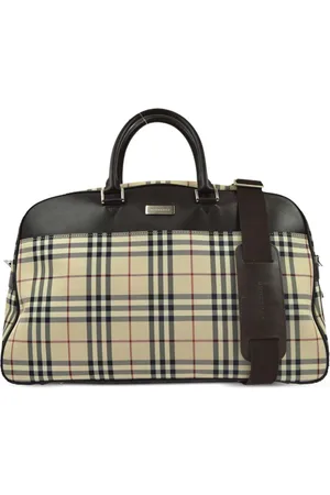 Burberry Vintage-ternet two-way taske fra 1990-2000