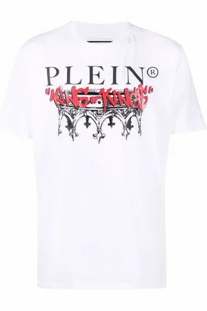 Philipp Plein King Plein T-shirt med rund hals