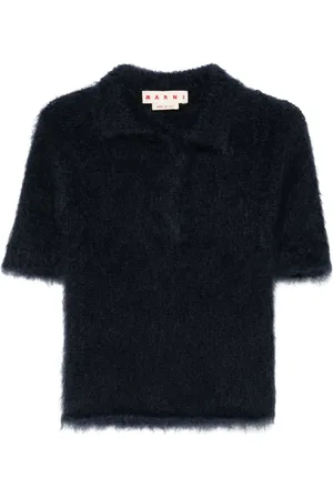 Marni Polo med børstet effekt