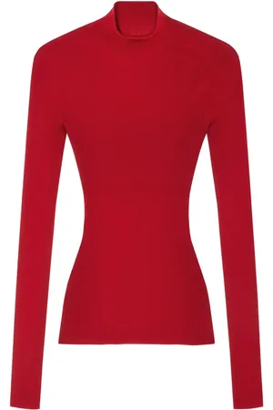 VERSACE Ribstrikket top