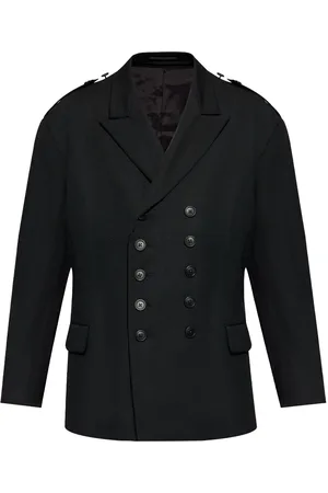 YOHJI YAMAMOTO Dobbeltradet uldblazer