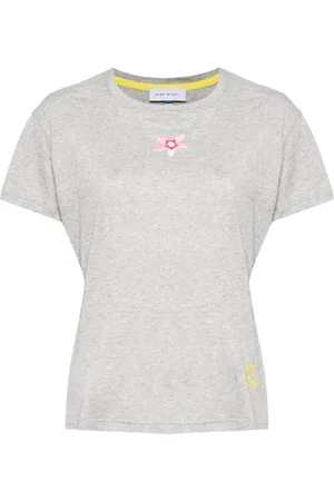 MIRA MIKATI T-shirt med blomsterbroderi