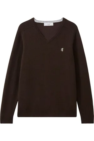 PRINGLE OF SCOTLAND Uldsweater med V-hals