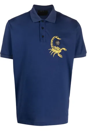 Philipp Plein Polo med skorpion-tryk