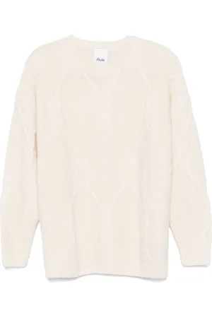 Allude 3D-strikket sweater