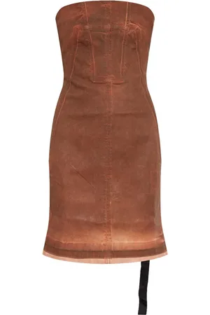 Rick Owens Stropløs denimkjole