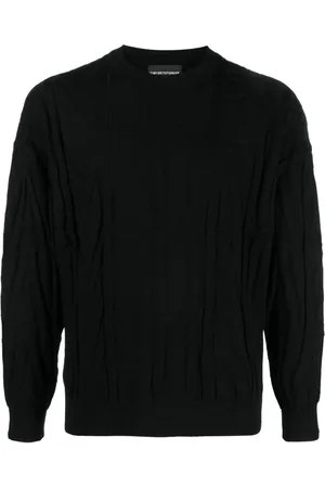 Emporio Armani Sweater i uld med logo