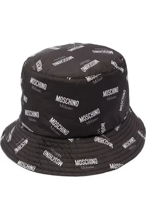 Moschino Bøllehat med logotryk
