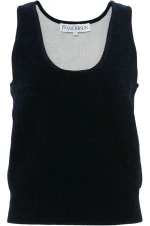 J.W.Anderson Chenille-tanktop med rund hals