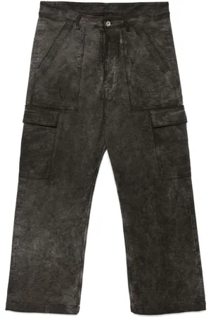 Rick Owens Cargo-bukser med slitageeffekt