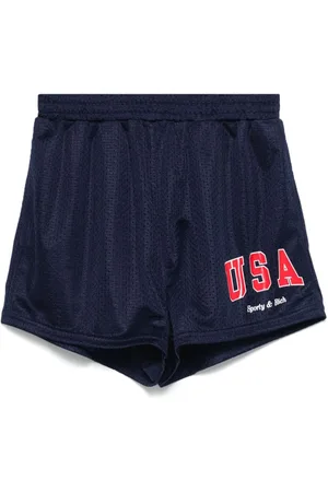 Sporty & Rich USA Disco-shorts i mesh