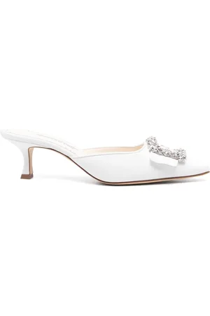Manolo Blahnik 50 mm Maysale mules
