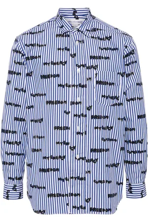 Comme des Garçons Skjorte med freedom-tryk