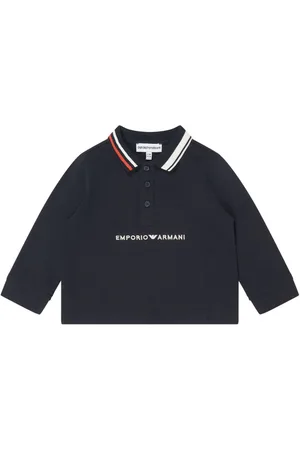 Emporio Armani Polo med broderet logo
