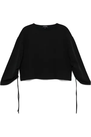 Emporio Armani Blød sweatshirt i scubajersey