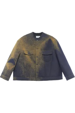 Maison Margiela Denimjakke med malingssprøjt
