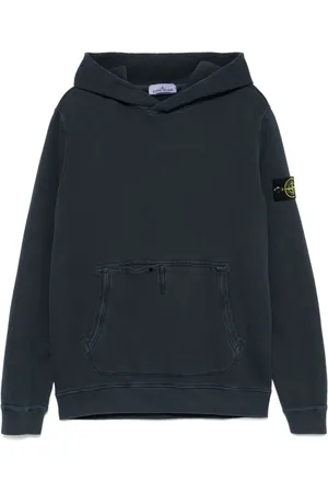 Stone Island Hættetrøje med kompasmærke og logo