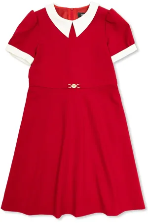 VERSACE Kjole i jersey med Medusa-plade