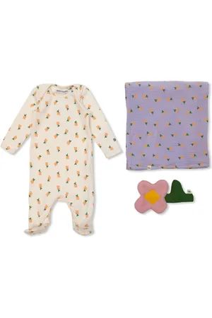 Bobo Choses Babydragt med blomstret tryk (sæt med tre)