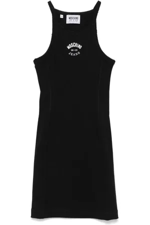 Moschino Kort kjole med logotryk