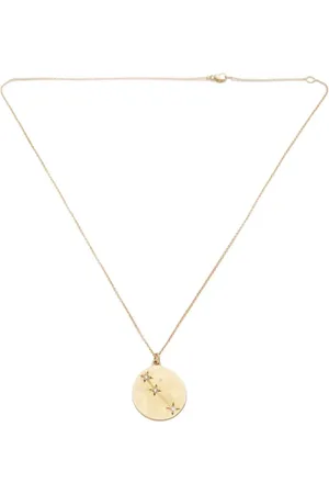 Brooke Gregson 14kt yellow gold Aries diamond necklace