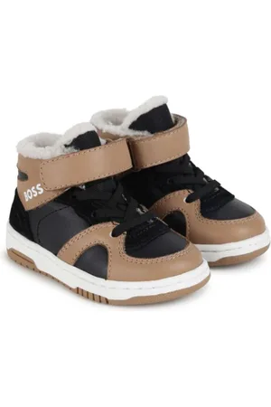 HUGO BOSS High-top sneakers med colourblocking