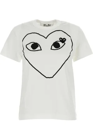 Comme des Garçons T-shirt med signatur hjerte-tryk