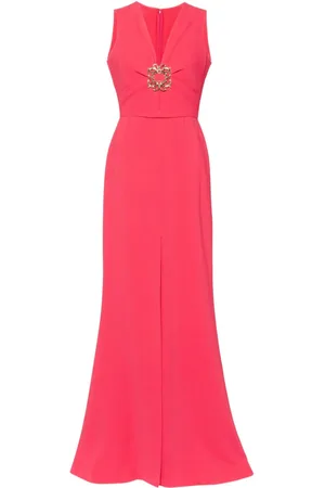 Elie saab Lang kjole med V-hals