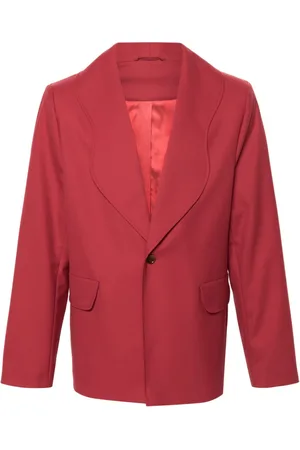 Séfr Peace blazer i vævet twill
