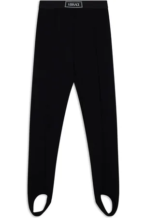 VERSACE Leggings med logobånd i taljen