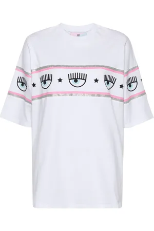 Chiara Ferragni T-shirt med Eyelike-glimmer