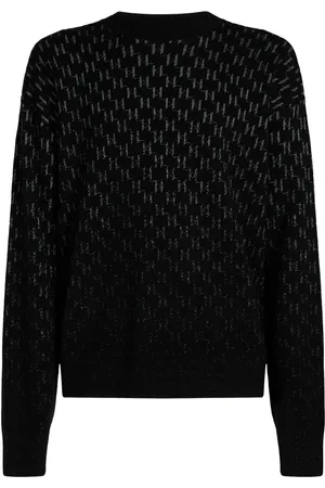 Karl Lagerfeld Sweater med monogram-degradé