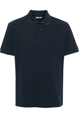 Roberto Cavalli Piqué-vævet polo
