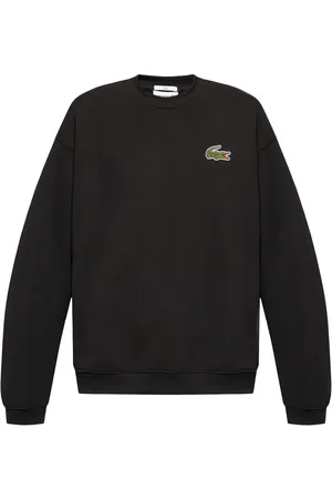 Lacoste Sweatshirt i fleece med mærke