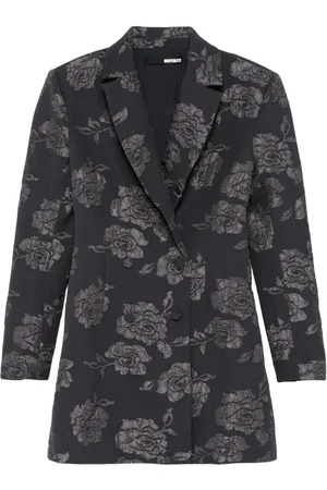 ROTATE Kort blazer-kjole med 3D-blomster