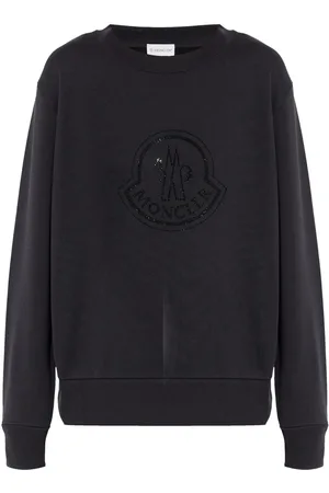 Moncler Sweatshirt med krystaludsmykning